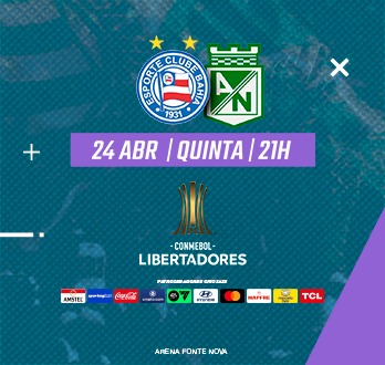 Bahia x Atlético Nacional