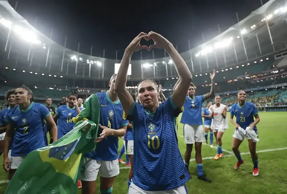Foto de Jogadoras da Seleção Feminina