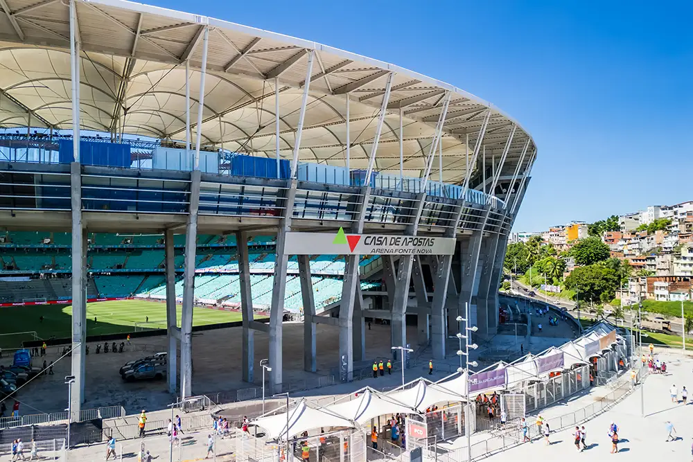 Fachada da Arena Fonte Nova