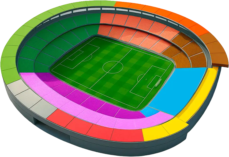 Mapa de Identificação dos Setores da Arena Fonte Nova