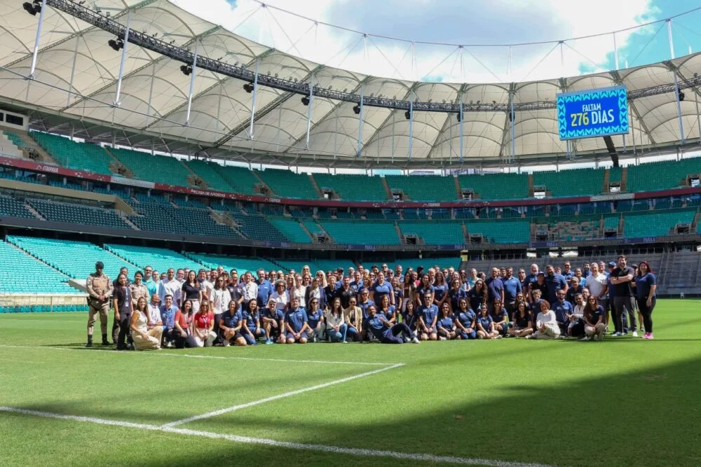 Arena Fonte Nova avança na preparação para a Copa do Mundo Feminina da FIFA 2027