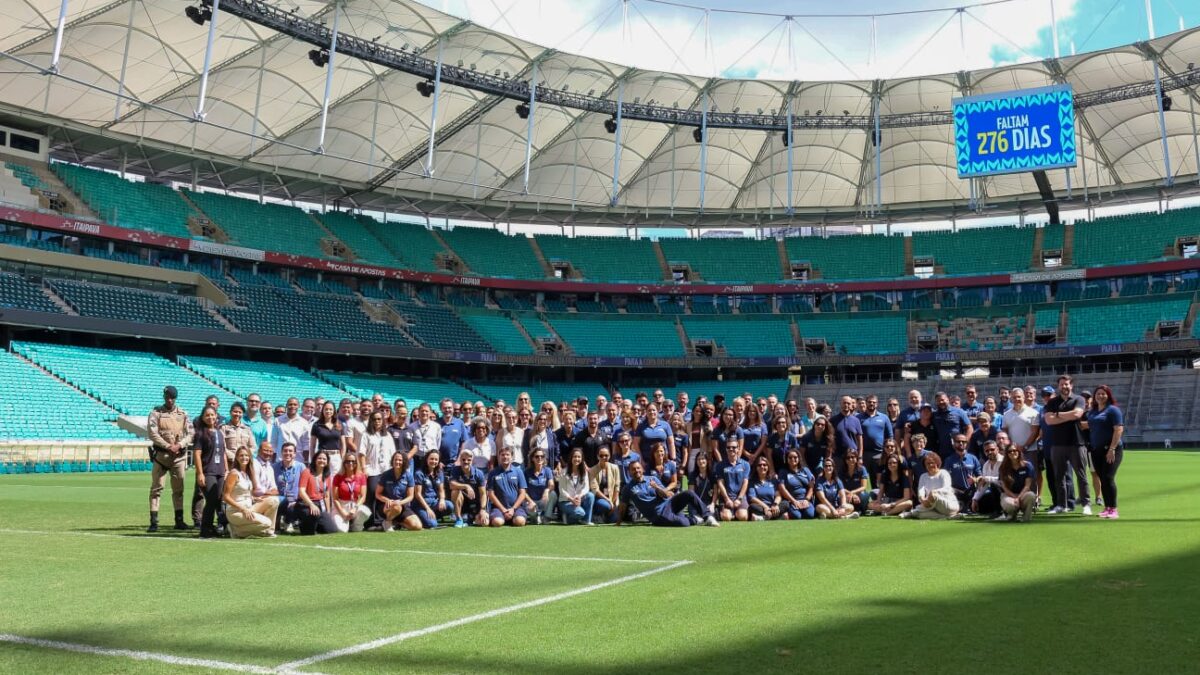 Arena Fonte Nova avança na preparação para a Copa do Mundo Feminina da FIFA 2027